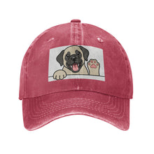 Load image into Gallery viewer, Personalized Anatolian Shepherd Baseball Cap - Waving Anatolian Shepherd Design - Match Your Dog's Coat Color-Hats &amp; Caps-Accessories,Anatolian Shepherd,Baseball Caps,Dog Dad Gifts,Dog Mom Gifts-Red-One Size-3