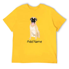 Load image into Gallery viewer, Personalized Anatolian Shepherd Dog Dad Cotton T Shirt-Apparel-Anatolian Shepherd, Apparel, Dog Dad Gifts, Personalized, Shirt, T Shirt-Men&#39;s Cotton T Shirt-Yellow-Medium-13