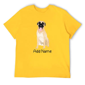 Personalized Anatolian Shepherd Dog Dad Cotton T Shirt-Apparel-Anatolian Shepherd, Apparel, Dog Dad Gifts, Personalized, Shirt, T Shirt-Men's Cotton T Shirt-Yellow-Medium-13