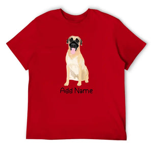 Personalized Anatolian Shepherd Dog Dad Cotton T Shirt-Apparel-Anatolian Shepherd, Apparel, Dog Dad Gifts, Personalized, Shirt, T Shirt-Men's Cotton T Shirt-Red-Medium-14