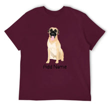 Load image into Gallery viewer, Personalized Anatolian Shepherd Dog Dad Cotton T Shirt-Apparel-Anatolian Shepherd, Apparel, Dog Dad Gifts, Personalized, Shirt, T Shirt-Men&#39;s Cotton T Shirt-Maroon-Medium-15