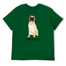 Load image into Gallery viewer, Personalized Anatolian Shepherd Dog Dad Cotton T Shirt-Apparel-Anatolian Shepherd, Apparel, Dog Dad Gifts, Personalized, Shirt, T Shirt-Men&#39;s Cotton T Shirt-Green-Medium-16