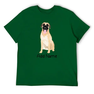 Personalized Anatolian Shepherd Dog Dad Cotton T Shirt-Apparel-Anatolian Shepherd, Apparel, Dog Dad Gifts, Personalized, Shirt, T Shirt-Men's Cotton T Shirt-Green-Medium-16