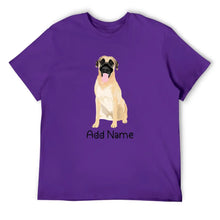 Load image into Gallery viewer, Personalized Anatolian Shepherd Dog Dad Cotton T Shirt-Apparel-Anatolian Shepherd, Apparel, Dog Dad Gifts, Personalized, Shirt, T Shirt-Men&#39;s Cotton T Shirt-Purple-Medium-18