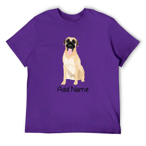 Personalized Anatolian Shepherd Dog Dad Cotton T Shirt-Apparel-Anatolian Shepherd, Apparel, Dog Dad Gifts, Personalized, Shirt, T Shirt-Men's Cotton T Shirt-Purple-Medium-18