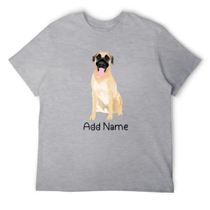 Personalized Anatolian Shepherd Dog Dad Cotton T Shirt-Apparel-Anatolian Shepherd, Apparel, Dog Dad Gifts, Personalized, Shirt, T Shirt-Men's Cotton T Shirt-Gray-Medium-19