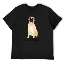 Load image into Gallery viewer, Personalized Anatolian Shepherd Dog Dad Cotton T Shirt-Apparel-Anatolian Shepherd, Apparel, Dog Dad Gifts, Personalized, Shirt, T Shirt-Men&#39;s Cotton T Shirt-Black-Medium-9