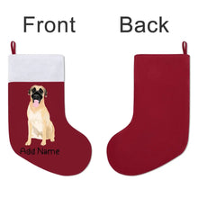 Load image into Gallery viewer, Personalized Anatolian Shepherd Dog Large Christmas Stocking-Christmas Ornament-Anatolian Shepherd, Christmas, Home Decor, Personalized-Large Christmas Stocking-Christmas Red-One Size-3