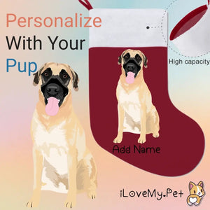 Personalized Anatolian Shepherd Dog Large Christmas Stocking-Christmas Ornament-Anatolian Shepherd, Christmas, Home Decor, Personalized-Large Christmas Stocking-Christmas Red-One Size-8