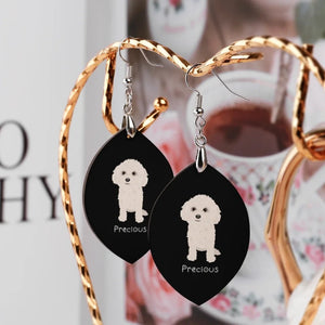 Personalized Anatolian Shepherd Dog Mom Earrings-Dog Themed Jewellery-Anatolian Shepherd Dog-11