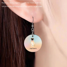 Load image into Gallery viewer, Personalized Anatolian Shepherd Dog Mom Earrings-Dog Themed Jewellery-Anatolian Shepherd Dog-4