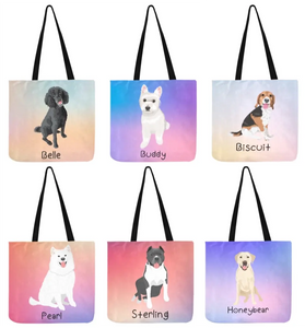 Personalized Anatolian Shepherd Dog Small Tote Bag-Accessories-Accessories, Anatolian Shepherd, Bags, Dog Mom Gifts, Personalized-Small Tote Bag-Your Design-One Size-3