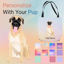 Load image into Gallery viewer, Personalized Anatolian Shepherd Dog Small Tote Bag-Accessories-Accessories, Anatolian Shepherd, Bags, Dog Mom Gifts, Personalized-Small Tote Bag-Your Design-One Size-1