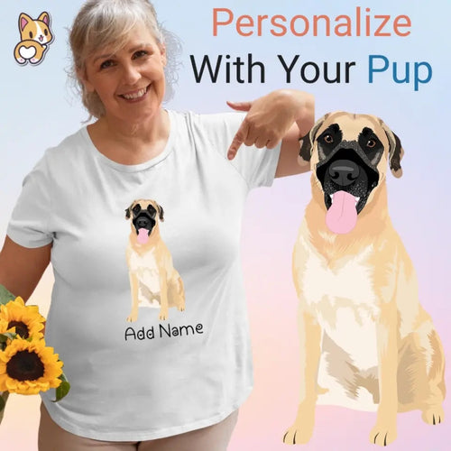 Personalized Anatolian Shepherd Dog T Shirt for Women-Customizer-Anatolian Shepherd, Apparel, Dog Mom Gifts, Personalized, Shirt, T Shirt-1
