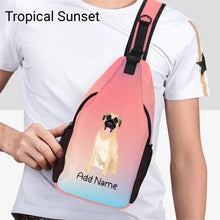 Load image into Gallery viewer, Personalized Anatolian Shepherd Dog Unisex Sling Bag Backpack-Accessories-Anatolian Shepherd Dog-Unisex Sling Bag Backpack-Tropical Sunset-One Size-19