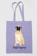 Load image into Gallery viewer, Personalized Anatolian Shepherd Dog Zippered Tote Bag-Accessories-Accessories, Anatolian Shepherd, Bags, Dog Mom Gifts, Personalized-Zippered Tote Bag-Pastel Purple-Classic-2