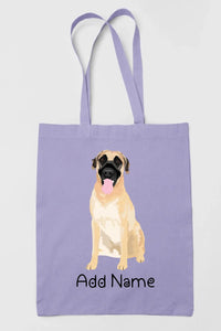 Personalized Anatolian Shepherd Dog Zippered Tote Bag-Accessories-Accessories, Anatolian Shepherd, Bags, Dog Mom Gifts, Personalized-Zippered Tote Bag-Pastel Purple-Classic-2