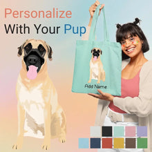 Load image into Gallery viewer, Personalized Anatolian Shepherd Dog Zippered Tote Bag-Accessories-Accessories, Anatolian Shepherd, Bags, Dog Mom Gifts, Personalized-1