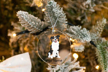 Load image into Gallery viewer, Personalized Australian Shepherd Christmas Tree Ornaments-Christmas Ornament-Australian Shepherd, Christmas, Personalized-Christmas Tree Ornaments-Transparent-3.5&quot; or 8.9 cm-3