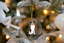 Load image into Gallery viewer, Personalized Australian Shepherd Christmas Tree Ornaments-Christmas Ornament-Australian Shepherd, Christmas, Personalized-Christmas Tree Ornaments-Transparent-3.5&quot; or 8.9 cm-4