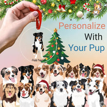 Load image into Gallery viewer, Australian Shepherd christmas-tree-ornament-multi