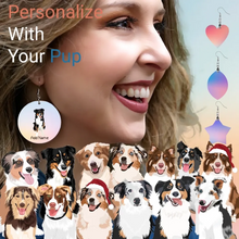 Load image into Gallery viewer, Australian Shepherd earrings-womens-multi