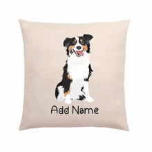 Load image into Gallery viewer, Personalized Australian Shepherd Linen Pillowcase-Home Decor-Australian Shepherd, Dog Dad Gifts, Dog Mom Gifts, Home Decor, Pillows-2