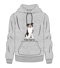 Load image into Gallery viewer, Personalized Australian Shepherd Men&#39;s Warm Hoodie Sweatshirt-Apparel-Apparel, Australian Shepherd, Dog Dad Gifts, Hoodie, Personalized, Sweatshirt-Men&#39;s Warm Hoodie Sweatshirt-Gray-S-10