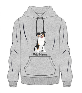 Personalized Australian Shepherd Men's Warm Hoodie Sweatshirt-Apparel-Apparel, Australian Shepherd, Dog Dad Gifts, Hoodie, Personalized, Sweatshirt-Men's Warm Hoodie Sweatshirt-Gray-S-10