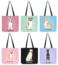 Load image into Gallery viewer, Personalized Australian Shepherd Small Tote Bag-Accessories-Accessories, Australian Shepherd, Bags, Dog Mom Gifts, Personalized-Small Tote Bag-Your Design-One Size-4
