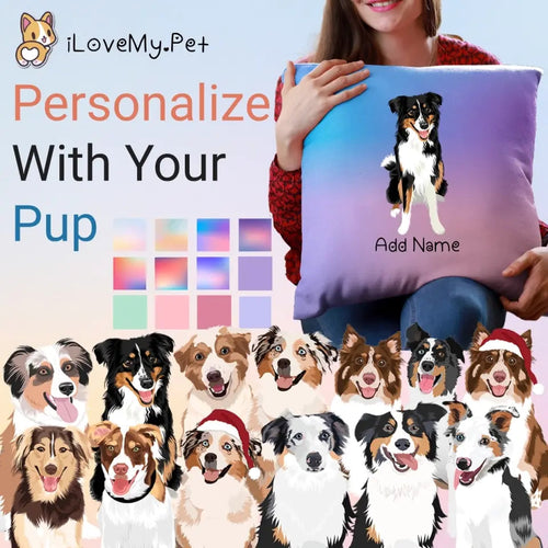 Personalized Australian Shepherd Soft Plush Pillowcase-Home Decor-Australian Shepherd, Christmas, Dog Dad Gifts, Dog Mom Gifts, Home Decor, Personalized, Pillows-Soft Plush Pillowcase-As Selected-12