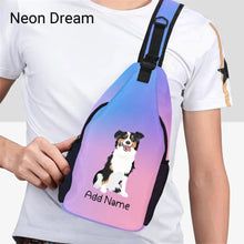 Load image into Gallery viewer, Personalized Australian Shepherd Unisex Sling Bag Backpack-Accessories-Australian Shepherd-Unisex Sling Bag Backpack-Neon Dream-One Size-17