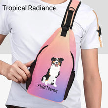 Load image into Gallery viewer, Personalized Australian Shepherd Unisex Sling Bag Backpack-Accessories-Australian Shepherd-Unisex Sling Bag Backpack-Tropical Radiance-One Size-18