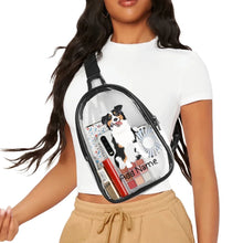 Load image into Gallery viewer, Personalized Australian Shepherd Unisex Transparent Sling Bag-Accessories-Australian Shepherd-Unisex Transparent Sling Bag-Transparent-One Size-3