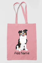 Load image into Gallery viewer, Personalized Australian Shepherd Zippered Tote Bag-Accessories-Accessories, Australian Shepherd, Bags, Dog Mom Gifts, Personalized-11