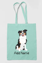 Load image into Gallery viewer, Personalized Australian Shepherd Zippered Tote Bag-Accessories-Accessories, Australian Shepherd, Bags, Dog Mom Gifts, Personalized-12