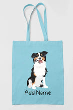 Load image into Gallery viewer, Personalized Australian Shepherd Zippered Tote Bag-Accessories-Accessories, Australian Shepherd, Bags, Dog Mom Gifts, Personalized-13