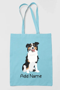Personalized Australian Shepherd Zippered Tote Bag-Accessories-Accessories, Australian Shepherd, Bags, Dog Mom Gifts, Personalized-13