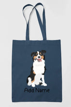 Load image into Gallery viewer, Personalized Australian Shepherd Zippered Tote Bag-Accessories-Accessories, Australian Shepherd, Bags, Dog Mom Gifts, Personalized-14