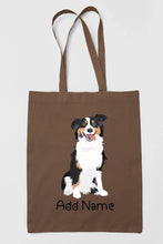 Load image into Gallery viewer, Personalized Australian Shepherd Zippered Tote Bag-Accessories-Accessories, Australian Shepherd, Bags, Dog Mom Gifts, Personalized-15