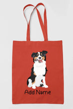 Load image into Gallery viewer, Personalized Australian Shepherd Zippered Tote Bag-Accessories-Accessories, Australian Shepherd, Bags, Dog Mom Gifts, Personalized-16