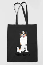 Load image into Gallery viewer, Personalized Australian Shepherd Zippered Tote Bag-Accessories-Accessories, Australian Shepherd, Bags, Dog Mom Gifts, Personalized-19