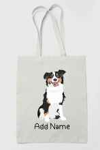 Load image into Gallery viewer, Personalized Australian Shepherd Zippered Tote Bag-Accessories-Accessories, Australian Shepherd, Bags, Dog Mom Gifts, Personalized-3