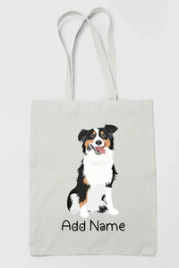 Personalized Australian Shepherd Zippered Tote Bag-Accessories-Accessories, Australian Shepherd, Bags, Dog Mom Gifts, Personalized-3
