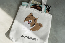 Load image into Gallery viewer, Personalized Australian Shepherd Zippered Tote Bag-Accessories-Accessories, Australian Shepherd, Bags, Dog Mom Gifts, Personalized-7