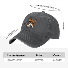 Load image into Gallery viewer, Personalized Basenji Baseball Cap - Romeo Basenji Design - Match Your Dog's Coat Color-Hats &amp; Caps-Accessories,Baseball Caps,Dog Mom Gifts-7