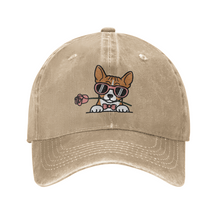 Load image into Gallery viewer, Personalized Basenji Baseball Cap - Romeo Basenji Design - Match Your Dog's Coat Color-Hats &amp; Caps-Accessories,Baseball Caps,Dog Mom Gifts-1