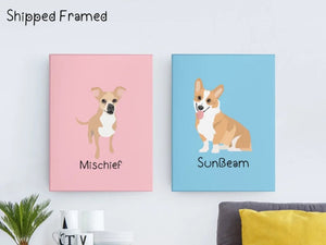 Personalized Basenji Canvas Print Poster-Art-Basenji-10