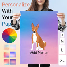 Load image into Gallery viewer, Basenji poster-single