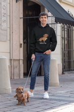 Load image into Gallery viewer, Personalized Basenji Love Men&#39;s Warm Hoodie Sweatshirt-Apparel-Apparel, Basenji, Dog Dad Gifts, Hoodie, Personalized, Sweatshirt-3